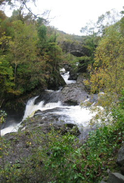 Llugwy River near Siabod long house bunkhouse